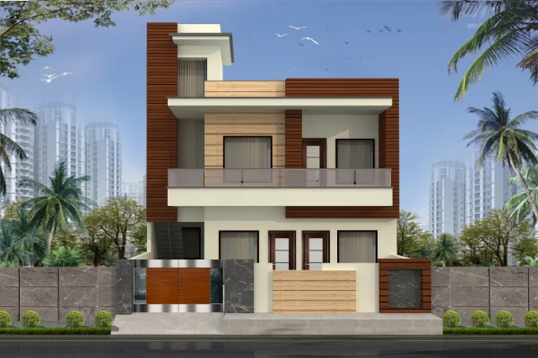 Front Elevation with HPL Sheets