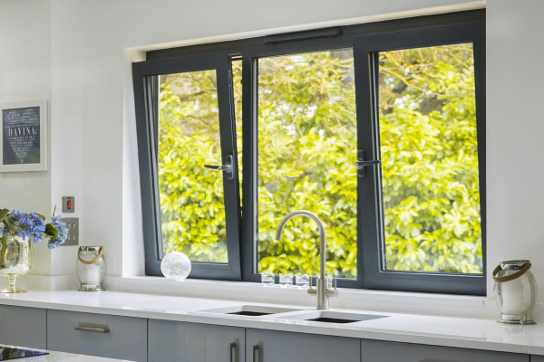 Tilt & Turn window tilted for ventilation